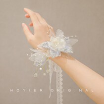 Flower also original wedding bride wrist flower groom groom best man corsage bridesmaid hand flower bracelet fairy fresh air