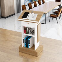 Simple modern solid wood reception speech host welcome guest guide parking restaurant hotel essays