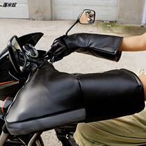Winter electric motorcycle windshield gloves warm and waterproof thick battery car handle riding hand guard Puskin men and women