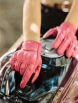 Autumn and winter motorcycle gloves full finger touch screen warm carbon fiber Locomotive equipment breathable racing men and women