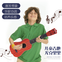 Simulation ukulele childrens small guitar toy Enlightenment instrument music Boy Girl primary small model violin