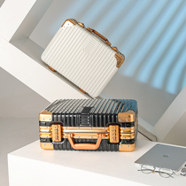 Wanfang aluminum alloy frame suitcase small light luggage Mini Storage password box laptop bag