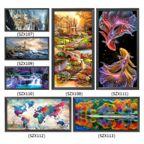 40x85cm Cross Stitch Kits DIY Landscape Ecological Cotton Th