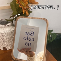 Home dresser student dorm room dresser mirror desktop foldable makeup mirror office desk small mirror