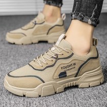2021 new summer waterproof non-slip labor insurance mens shoes construction site work breathable tooling mens sports wear trendy shoes