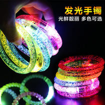 Luminous acrylic bracelet children LED flash bubble bracelet toy bar dance night market stall