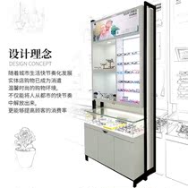 Sunglasses sunglasses shelf Industrial style jewelry cabinet eye cabinet with light storage double row wooden display rack fashion