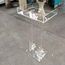 Organic Conference Celebration Transparent Crystal Acrylic Glass Welcome Guest Station Event Signing Ceremony Lecture