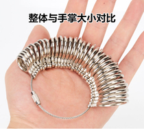 Ring measuring tool ring measuring device size hand inch size finger ring measuring ring measuring ring measuring ring