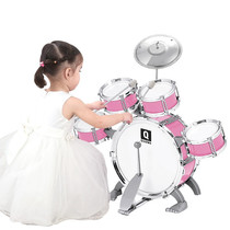 Pretty baby QIAO WA BAO BEI drum set for children beginners educational toys musical instrument jazz drum