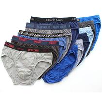 Mens Triangle Briefs Cotton cotton (6 dress) middle waist loose pants underpants Guys youth letter underpants head winter