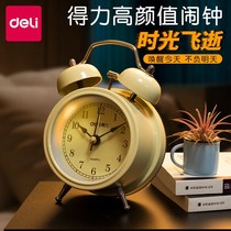 Alarm clock students with children boys and girls luminous small mechanical alarm clock big new bedside bedroom mute volume