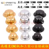  Amplifier volume potentiometer knob Solid all-aluminum bile machine pre-stage CD machine switch knob 50 48 40 60M