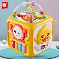 Childrens Pat drums baby toys hand-beat drums hexagonal puzzle Music 6 months baby early education Enlightenment a 1 year old