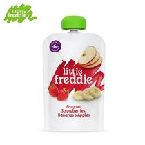 Small skin European original imported Banana strawberry apple puree 100g bag baby fruit puree baby supplementary food puree