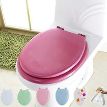 Resin PVC Soft Toilet cover color household universal thickened sponge toilet seat cover seat ring U-shaped V-shaped toilet cover