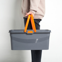 Rectangular collodion mop bucket lifting bucket flat mop cleaning bucket household thickened large portable car wash