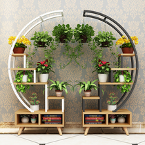 Flower rack shelf fleshy flower pot rack Living room floor-to-ceiling multi-storey indoor special price green dill simple balcony partition