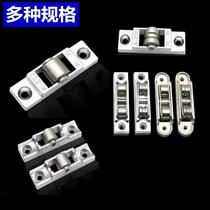 Plastic steel window zinc alloy single pulley glass window pulley push-pull translation window roller groove pulley door and window accessories