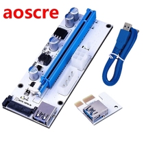 008S 1X TO 16X VGA Card Extension Cable PCI-E DC-DC 60cm USB