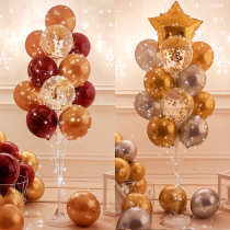 Luminous ground table floating light Balloon Tree birthday decoration scene layout shop opening anniversary party Road introduction