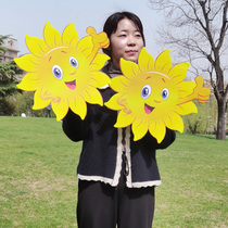 Hand flowers sunflower sunflowers dance props Games admission creative opening ceremony Holding dance performance performance