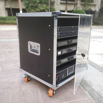 12U16U professional air box power amplifier mixer rack 8U mobile audio case 6U simple cabinet can be customized