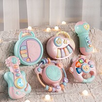 Tambourine childrens tambourine rattle musical instrument hand drum early education hand bell baby beat tambourine Bell small