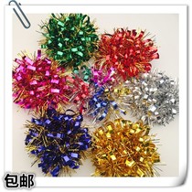 Kindergarten leather band wrist flower hand Flower Dance performance performance bracelet children dance Bell bracelet flower sports meeting