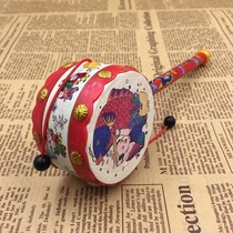 Rattle baby old-fashioned classic Chinese style traditional newborn childrens educational boys and girls listening instrument toys