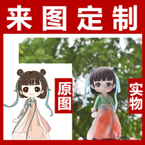 手办定制人偶来图订做动漫游戏GK王者模型玩偶瑶Q版超轻粘土公仔