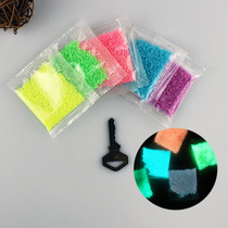 Bright luminous sand wishing bottle DIY starry sky bottle material luminous sand fluorescent powder rainbow bottle birthday gift