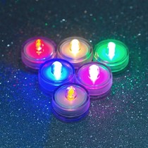 Small bulb battery single handmade children small color light color button light led electronic bulb decoration