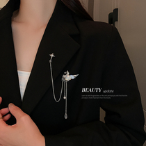 Brrack needle high-grade female design Sense suit clothes accessories retro network red senior fragrance flow pin