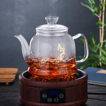 Thickened glass steaming teapot Tea maker Large-capacity steam cooking teapot Household electric pottery stove Health kettle set
