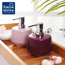Kleine Wolke imported ceramic hand sanitizer bottle light luxury soap pressing Bottle shampoo sub-bottle