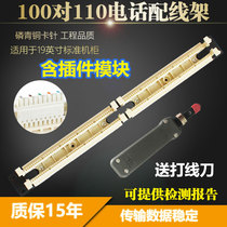 100 pairs of 110 Patch Panels 110 Patch Panels Patch Panels 100 pairs of voice patch panels with modules
