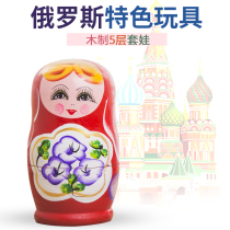  Russian trekking 10 floors 5 floors 100 layers of Chinese wind girls cute wooden cartoon 20 layers of fumbling and puzzle playing