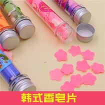 Children Handwashing petal soap sheet Soap Sheet carry a portable creative cute student travel once