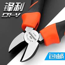 Green forest oblique pliers 6-inch cutting pliers partial pliers wire cutting pliers oblique nose pliers Japan German electrical cutting wire
