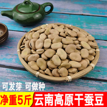 Faba bean dry goods raw Yunnan dry broad bean fresh bulk 5kg bean Luo Han bean broad bean broad bean seed farmer 2021 new goods