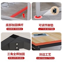 Simple modern rectangular large table long table conference room simple negotiation conference desk small workbench