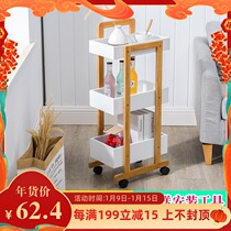 High-grade storage trolley beauty salon special barber shop rack multi-layer nail art mobile beauty instrument rack