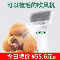 Dog hair blowing artifact Cat bath blow drying artifact Blow comb one-piece hair dryer dryer Pet hair pulling