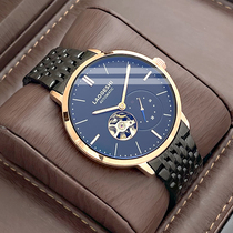 New Nameplate Men Trends Business Minimalist Fashion Watch Mens Night Light Waterproof Hollowed-out Fully Automatic Machinery Table Men