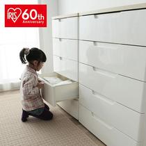 Japanese plastic thick drawer storage cabinet childrens cabinet Alice household storage box five drawers