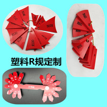 Plastic R gauge sample radius gauge template custom arc gauge R gauge roundness gauge