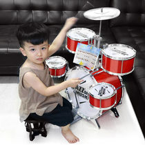 Large drum set for children beginners jazz drum toy drumming musical instrument 1-3-6 year old boy baby drum gift