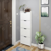 Mini Home Tipping Ultra Slim add up small shoe cabinet 16cm Multi-layer clamp slit Small family Type ultra narrow shoe holder Provincial space