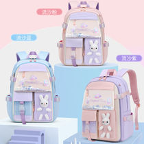 Childrens schoolbags Childrens schoolbags girlsschoolboys boys bags 12 three to six-grade light backpacks minus the negative